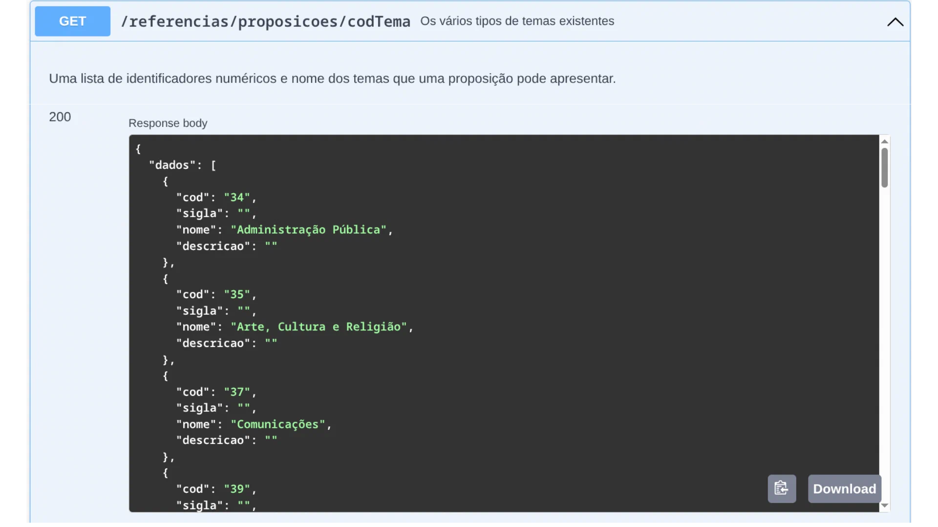 Código Tema